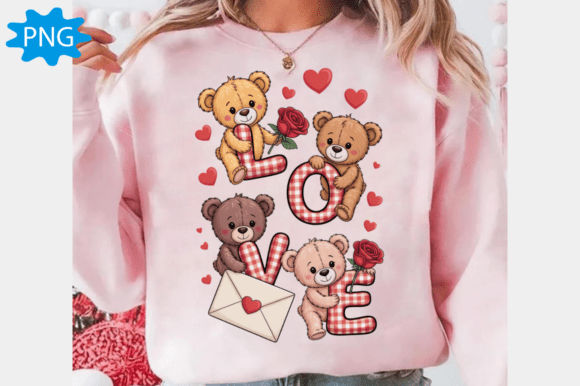 Download Teddy Bear LOVE Valentine PNG, Bear Love - Love valentine png Collection