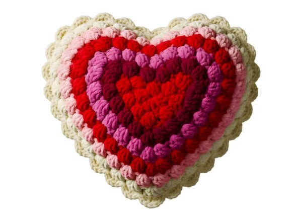 Download Faux Yarn Crochet Love Valentine PNG. - Love valentine png Collection