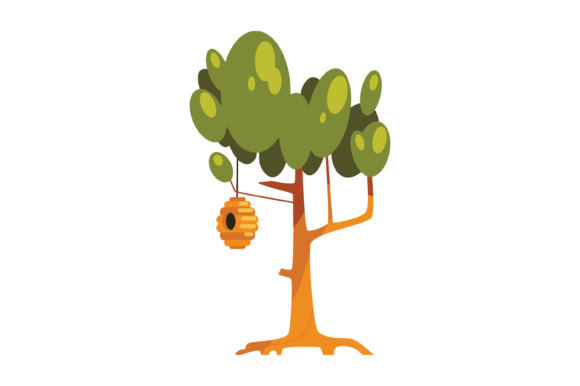 Download Forest Tree with Bee Hive - Bee hive Collection