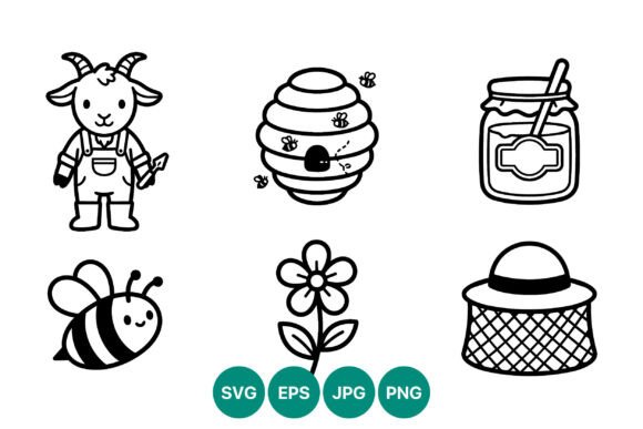 Download Bee Hive Honey Jar Goat Flower - Bee hive Collection