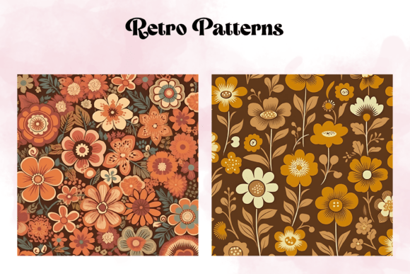 Download Floral Retro Patterns - Premium Resources